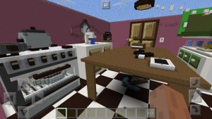 Как построить кухню в Minecraft PE?