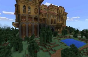 Как построить старинный дом в Minecraft PE?