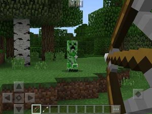 Как можно использовать лук в Minecraft PE?