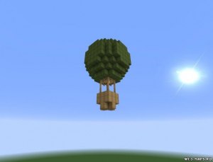 Как сделать воздушный шарик в Minecraft PE?