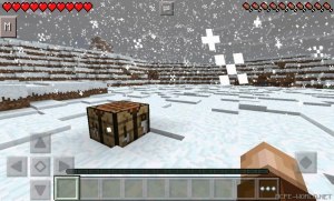 Как добыть снежки в Minecraft PE?