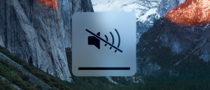 Как отключить звук на Mac?
