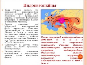 Какая территория является прародиной индоевропейцев?