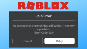 Что значит код ошибки 529 в Роблокс (Roblox)?