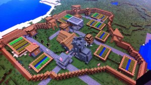 В какой тематике можно построить деревню в майнкрафт?