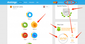 Как быстро проходить уровни в Duolingo?