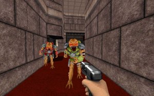 Кто является врагами в игре Duke Nukem 3D?