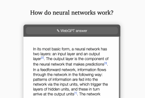 Что такое WebGPT? Как пользоваться WebGPT?