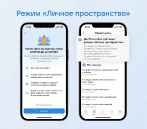 Режим "Личное пространство" ВКонтакте как выглядит? Что видят другие?