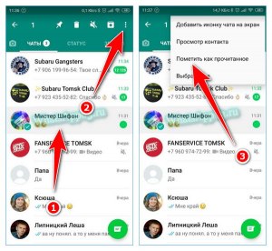 Как найти непрочитанные сообщения в WhatsApp?