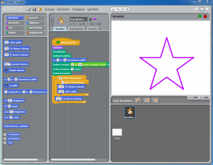Как в Scratch сделать звёздное небо? Или какую-то игру, где ловить звезды?