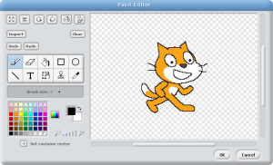 Как называется инструмент для рисования в scratch?