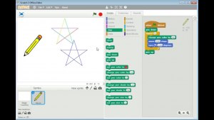 Как в Scratch сделать звезду?