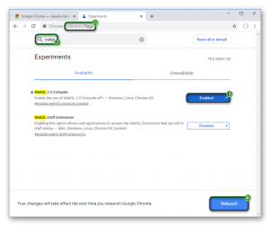 Как включить в браузере webgl и расширенный режим в Google chrome?⁠⁠