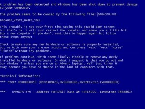 Синий экран смерти (BSOD). Почему могла возникнуть такая ошибка?