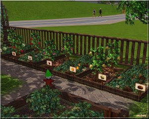 Как сделать красивый огород в игре "Симс 4"?