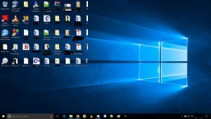 Почему после обновления Windows 10 левый угол рабочего стола стал пуст(см)?