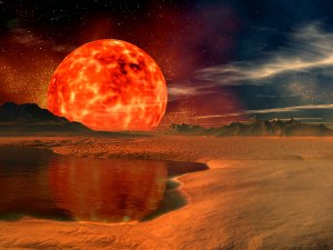 Что будет с планетой Земля, если цвет Солнца станет красным?