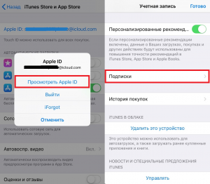 Как удалить из apple id подписку на не свою почту?