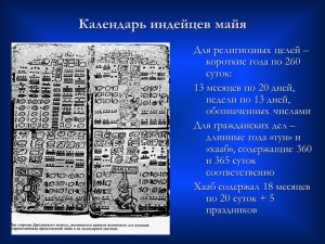 Чем руководствовались майя, создав календарь из 20-дневных месяцев?