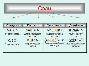 Какие соли относятся к основным (см.)?