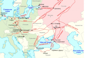 Сколько европейских газопроводов у России на конец?