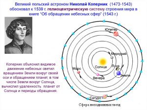 На каком языке Коперник обозначил Землю в своей схеме солнечной системы?