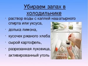 Как избавиться от запаха в протухшем холодильнике?