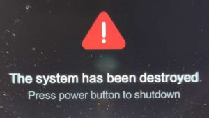 Xiaomi Redmi выдал ошибку "The system has been destroyed" - как исправить?