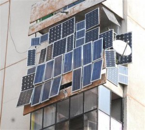 Как установить солнечные батареи если живешь в квартире?