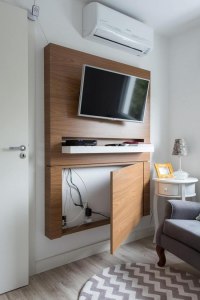 Как провести тв кабель в мебельную стенку там где телевизор(см)?