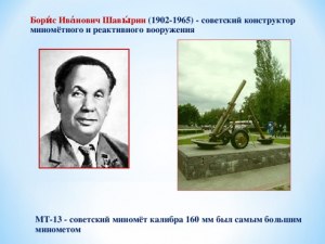 Кто такой был Борис Иванович Шавырин, что он сконструировал?