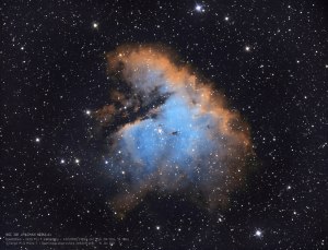 Где находится туманность "Пакман" NGC 281?