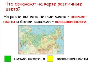 Что обозначено на карте?