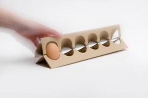Как сделать штукатурку из бумажных упаковок для яиц?