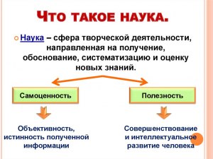 Что такое наука?