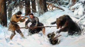 В наше время мужчины ходят на медведя с одной рогатиной, как наши предки?