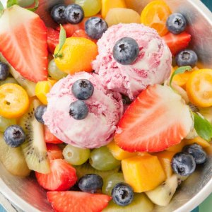 С какими фруктами сочетается мороженое?