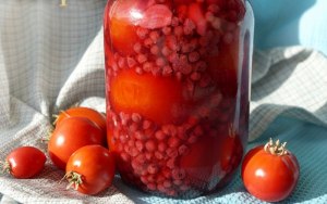 Как сделать маринованные помидоры с соком черной смородины на зиму?
