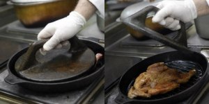 Как выглядит сковорода тапа, на которой в Грузии жарят цыпленка-патака?