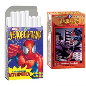 Где купить сладкие палочки "Человек паук"?