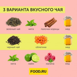 Ваш любимый чай. Это сочетание чего с чем?