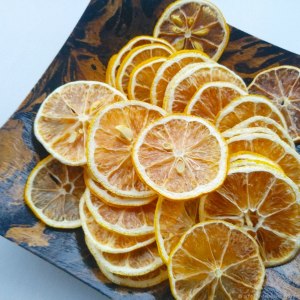 Как засушить кружочки лимона?