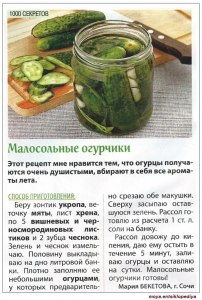 Какой рецепт засолки огурцов предпочитали в доме Чеховых?