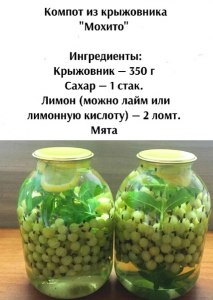 Сколько банок компота получится из ведра крыжовникка?