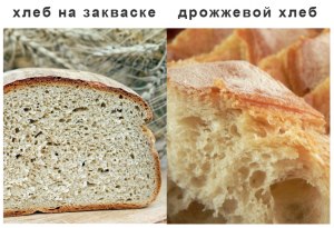 Какой хлеб полезнее: на дрожжах или на закваске, почему?