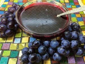Как приготовить желе из винограда без сахара?