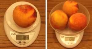 Сколько персиков нужно на стакан 200, 250, 360 мл фреша? Персик сколько хе?