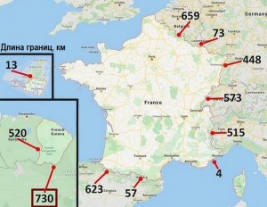 С каким государством Франция имеет самую протяжённую сухопутную границу?