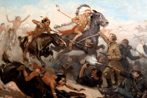 Как был убит политик, борющийся за права индейцев в битве за миссию Аламо?